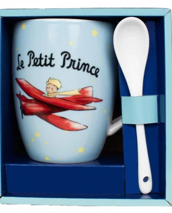 mug piccolo principe con cucchiaino