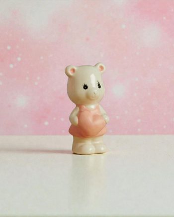 Bomboniere Claraluna - Statuina orsetto rosa