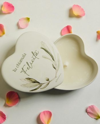 scatola portagioie con candela claraluna