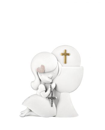 PRIMA COMUNIONE BIMBA CON CALICE