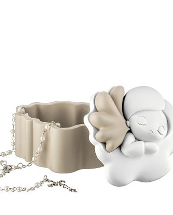 Scatolina Portarosario Angioletto Nocciola