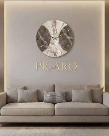 Orologio da Parete Moderno in Resina Effetto Marmo MALTA