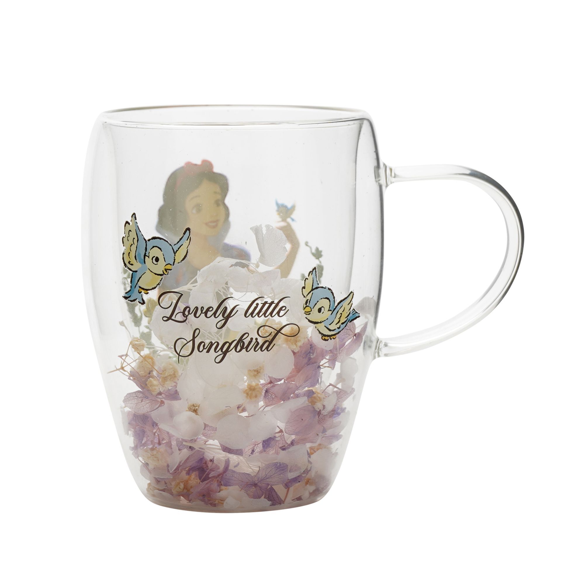 Tazza Mug Disney Princess “Biancaneve” con Fiori Essiccati