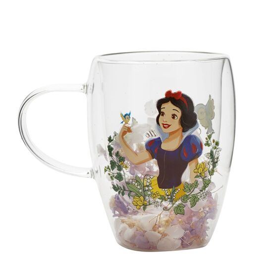 Tazza Mug Disney Princess “Biancaneve” con Fiori Essiccati