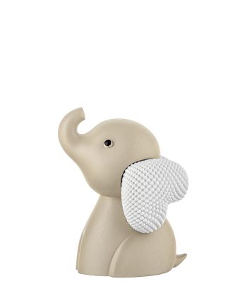 Elefantino Tortora e Bianco