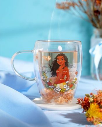 Tazza Mug Disney Princess “Moana” con Fiori Essiccati