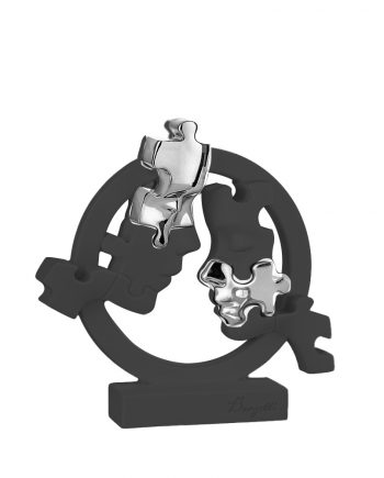 VISI PUZZLE CERCHIO NERO e ARGENTO