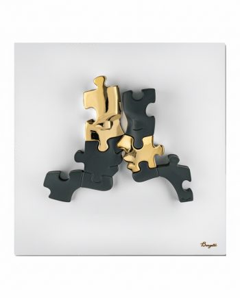 Quadretto Visi Puzzle Nero e Bianco 