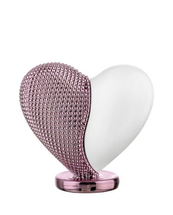 Bomboniera Cuoricino Rosa e Bianco