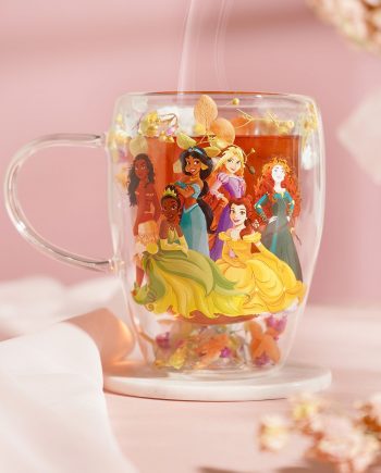 Tazza Mug Disney “All Princess“ con Fiori Essiccati
