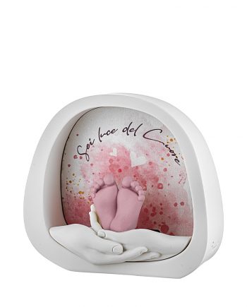 MANI CON PIEDINI COLORATI LED ROSA