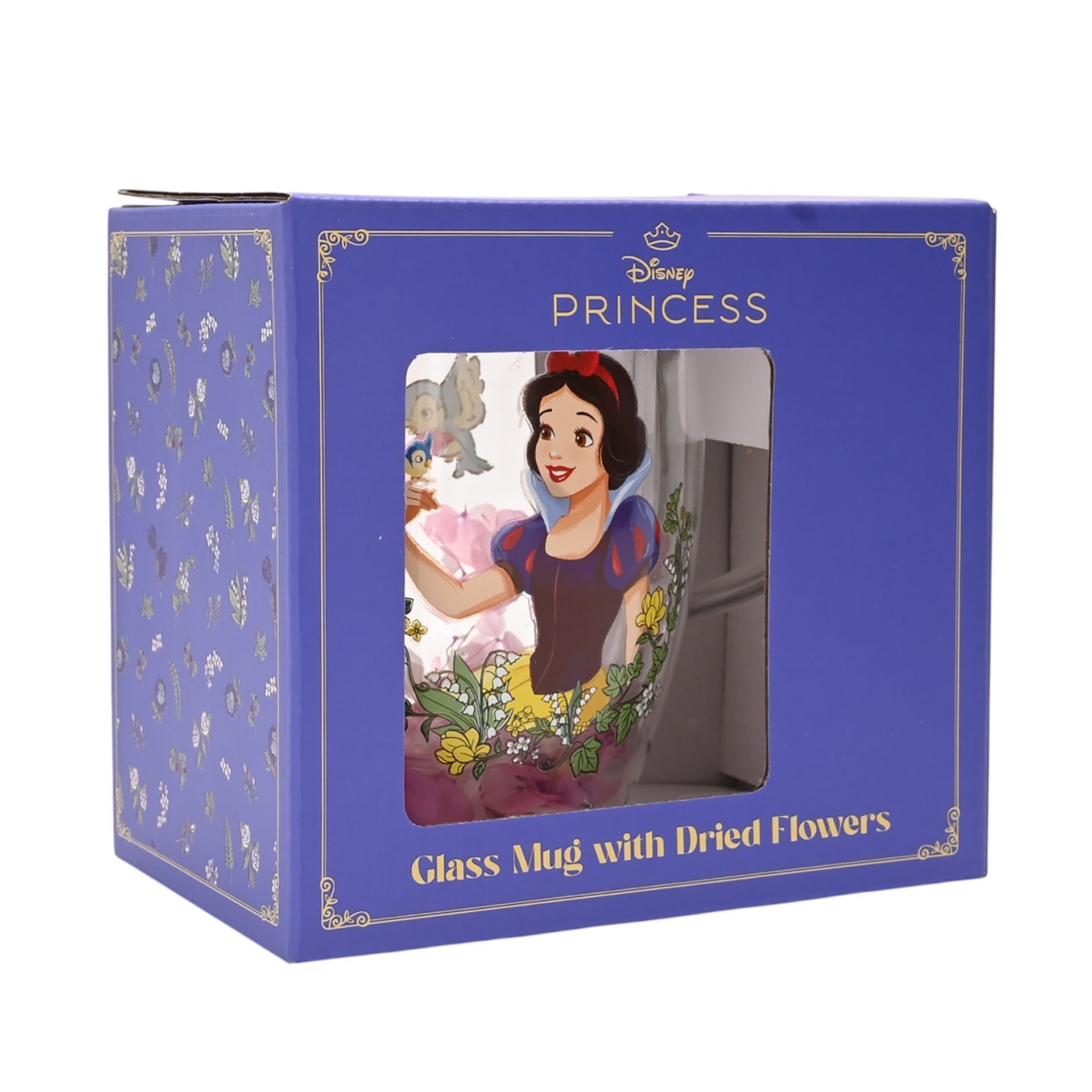 Tazza Mug Disney Princess “Biancaneve” con Fiori Essiccati