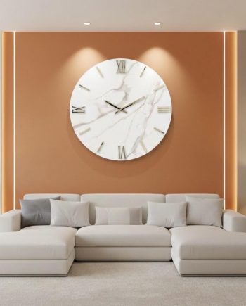 Orologio da Parete Moderno in Resina Effetto Marmo ASTRID