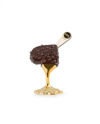 SCULTURA POP ART GELATO MARRONE
