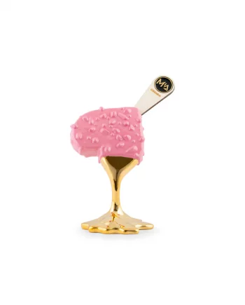 SCULTURA POP ART GELATO ROSA