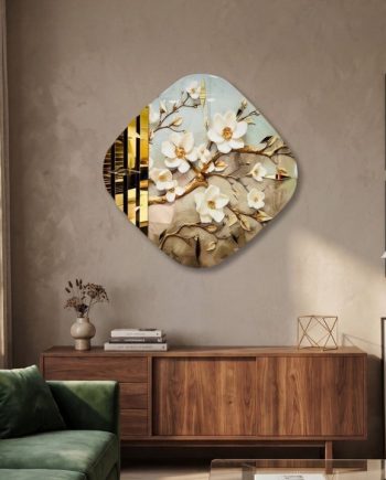 Orologio da parete moderno Emily – resina, 50-70 cm