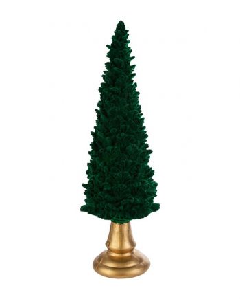 ALBERO VELLUTO VERDE IN RESINA 39134