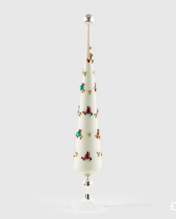 ALBERO BOLLE BIANCO h.70cm