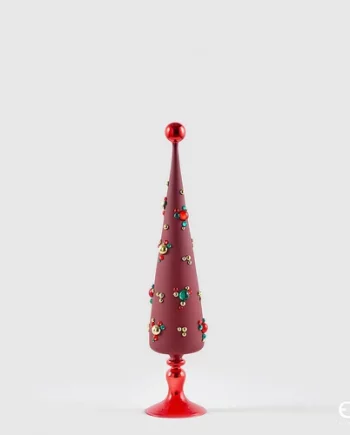 ALBERO BOLLE ROSSO h.52cm