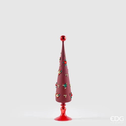 ALBERO BOLLE ROSSO h.52cm