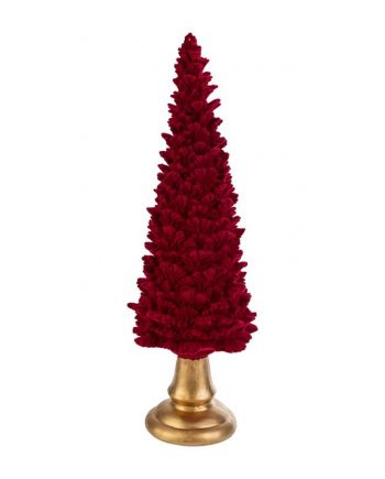 ALBERO VELLUTO ROSSO IN RESINA 39135