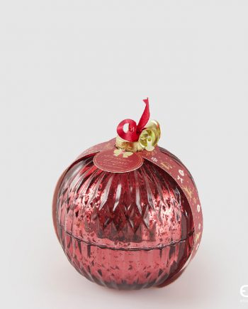 Candela Rossa Sfera "PRINCESS OF NIGHT" D 11 cm