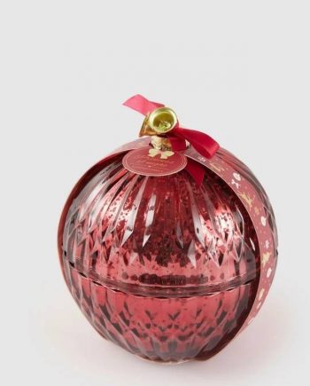 Candela Rossa Sfera "PRINCESS OF NIGHT" D 13 cm