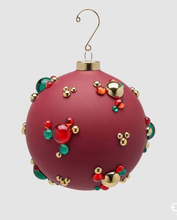 Sfera Bolle Rossa EDG D.15Cm