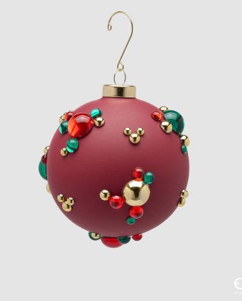 Sfera Bolle Rossa EDG D.12Cm