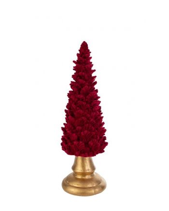 ALBERO VELLUTO ROSSO IN RESINA 39133
