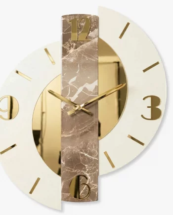 OROLOGIO DA PARETE MODERNO SPIKE TORTORA