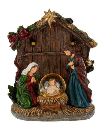 SACRA FAMIGLIA LED C/CAPANNA 39501
