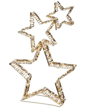 TRIS STELLE NATALIZIO 350LED 39606