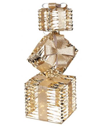 TRIS TORRE PACCHI NATALIZI 600LED 39607
