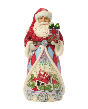 JIMSHORE SANTA WITH SANTA E MRS